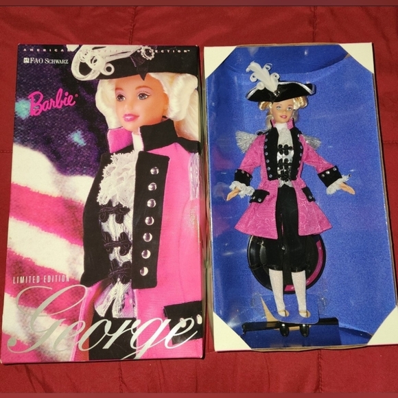 BARBIE LIMITED EDITION 1996 George Washington FAO Schwarz By Mattel BarbieDoll - Picture 1 of 10
